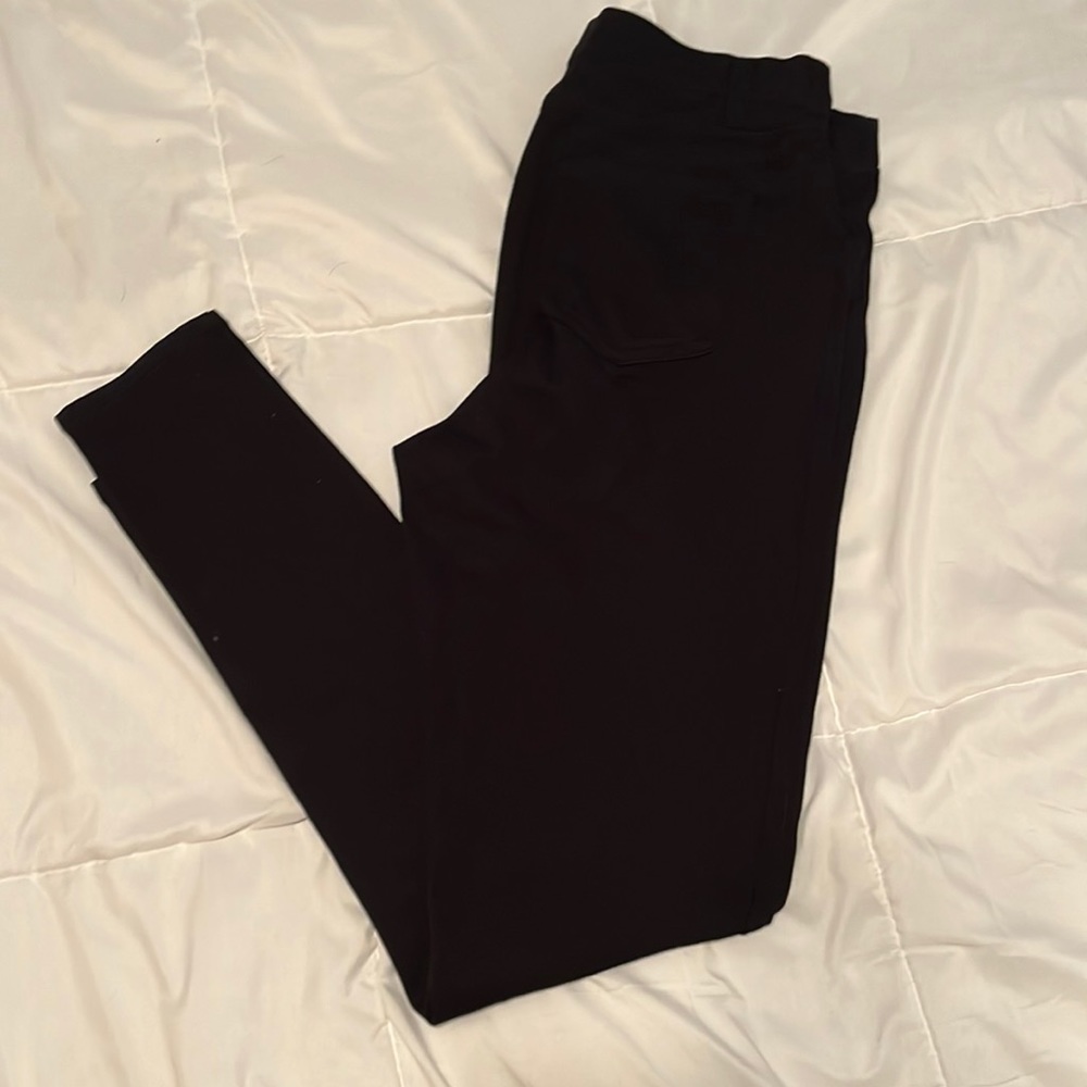 Black jeggings size 12/14, L